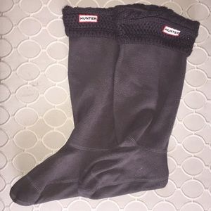 Grey Tall Hunter Boot Socks
